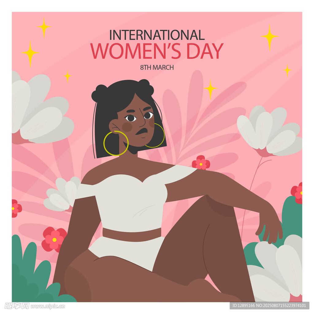 国际妇女节女性插画