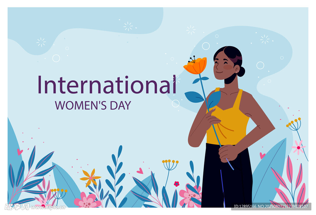 国际妇女节插画