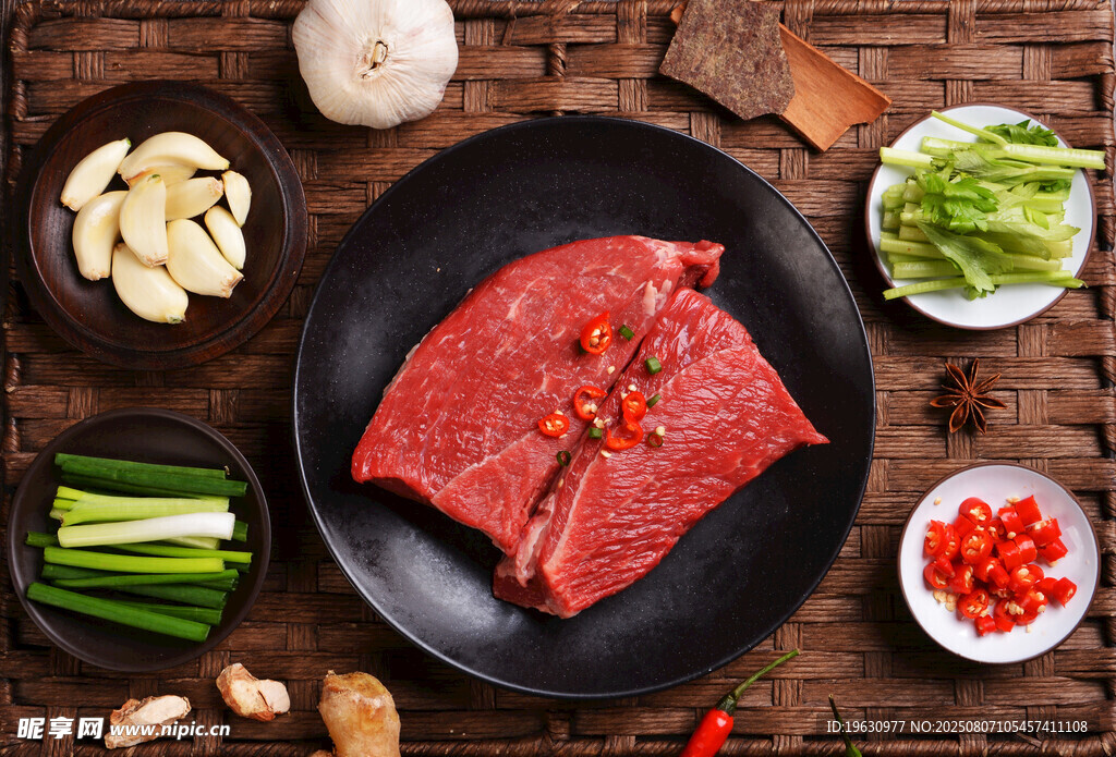 新鲜牛排与