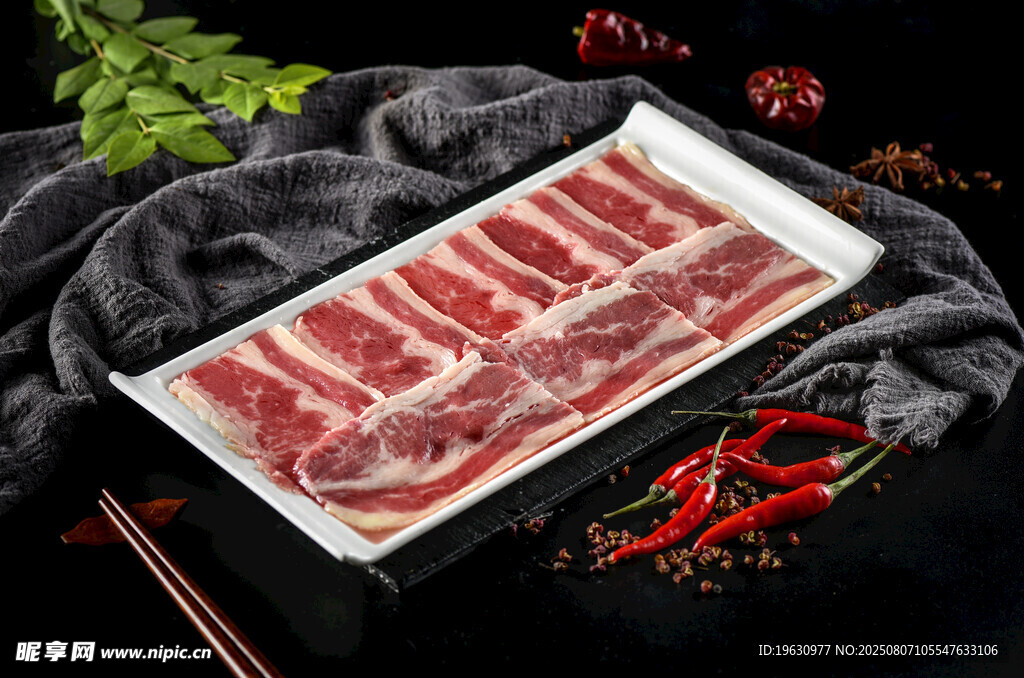 新鲜美味肥牛片