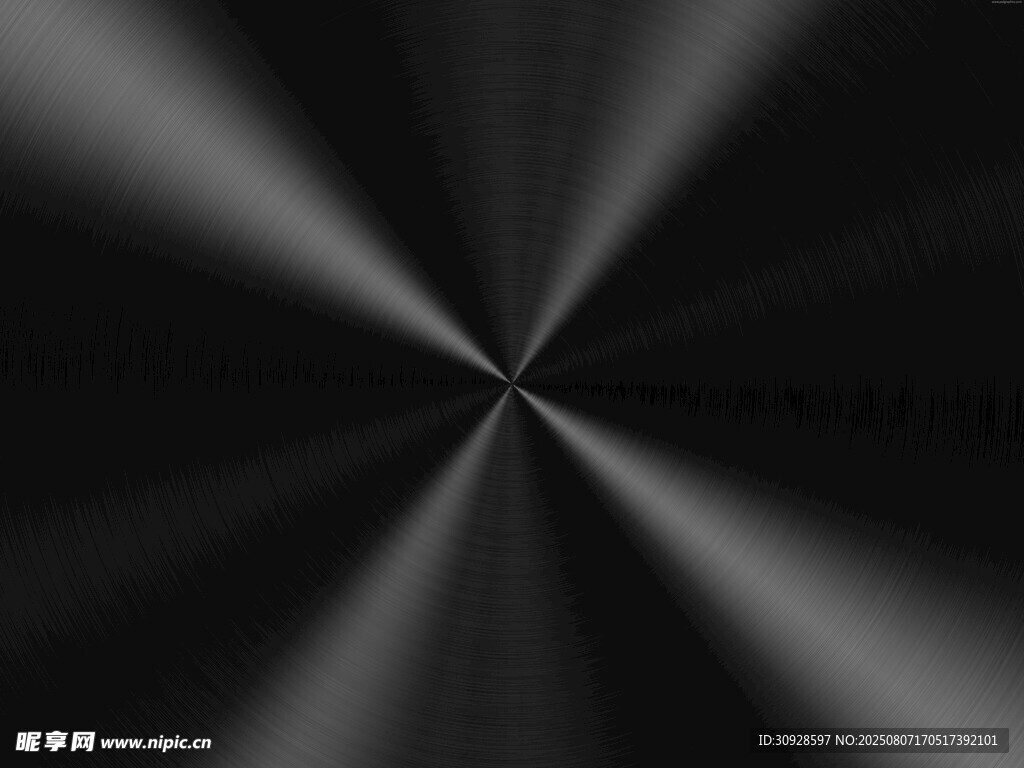 黑色放射状金属质感背景