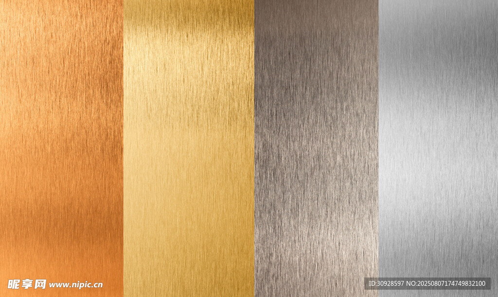 金属质感色彩纹理集合