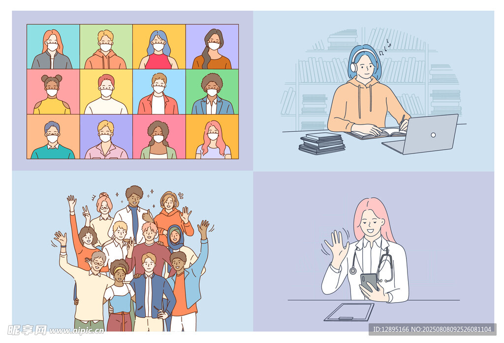 多样职业场景与人物风采