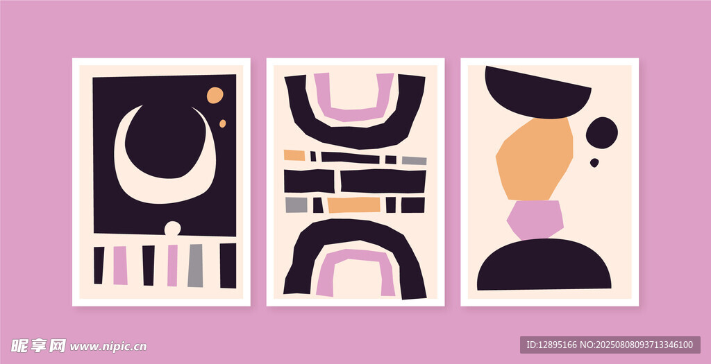 抽象几何装饰艺术图案