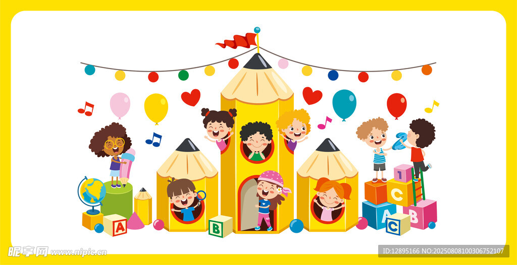 儿童城堡主题生日派对布置