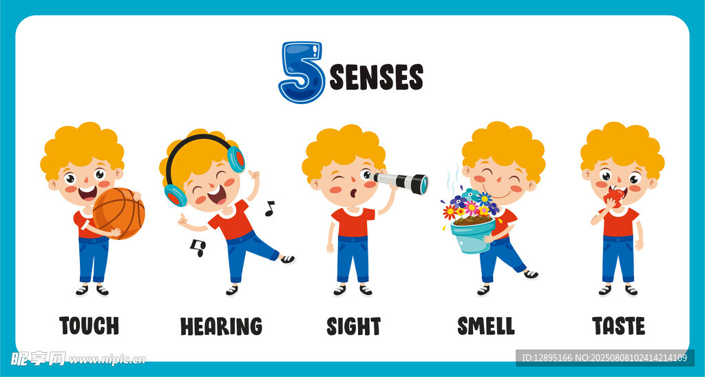 儿童多样运动瞬间