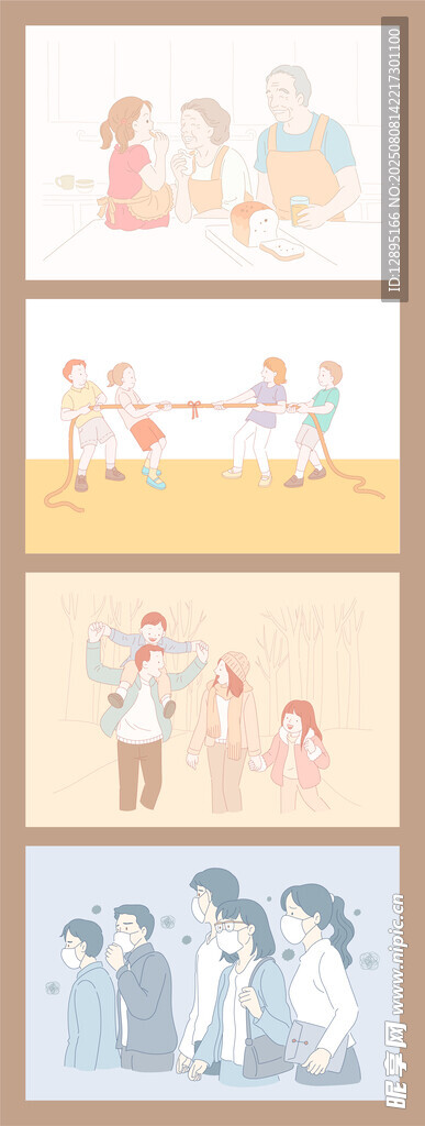 可爱动物插画组图