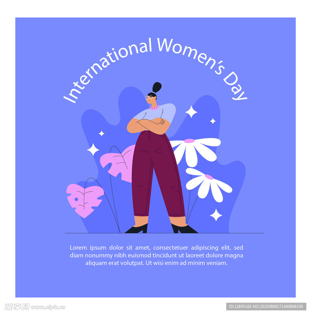 国际妇女节插画