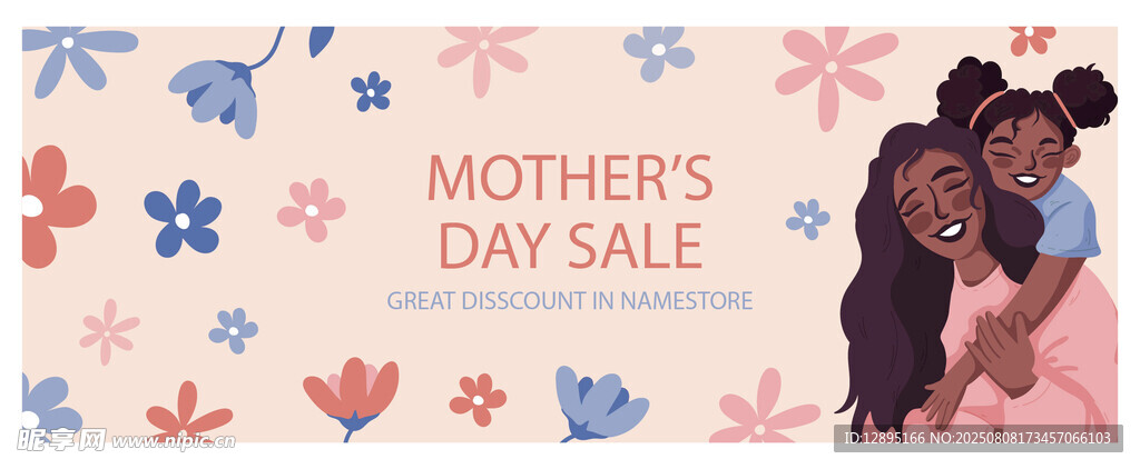 母亲节促销海报