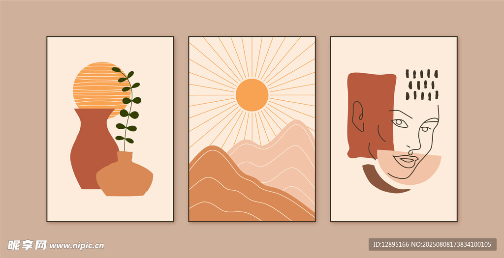 简约风自然主题装饰画