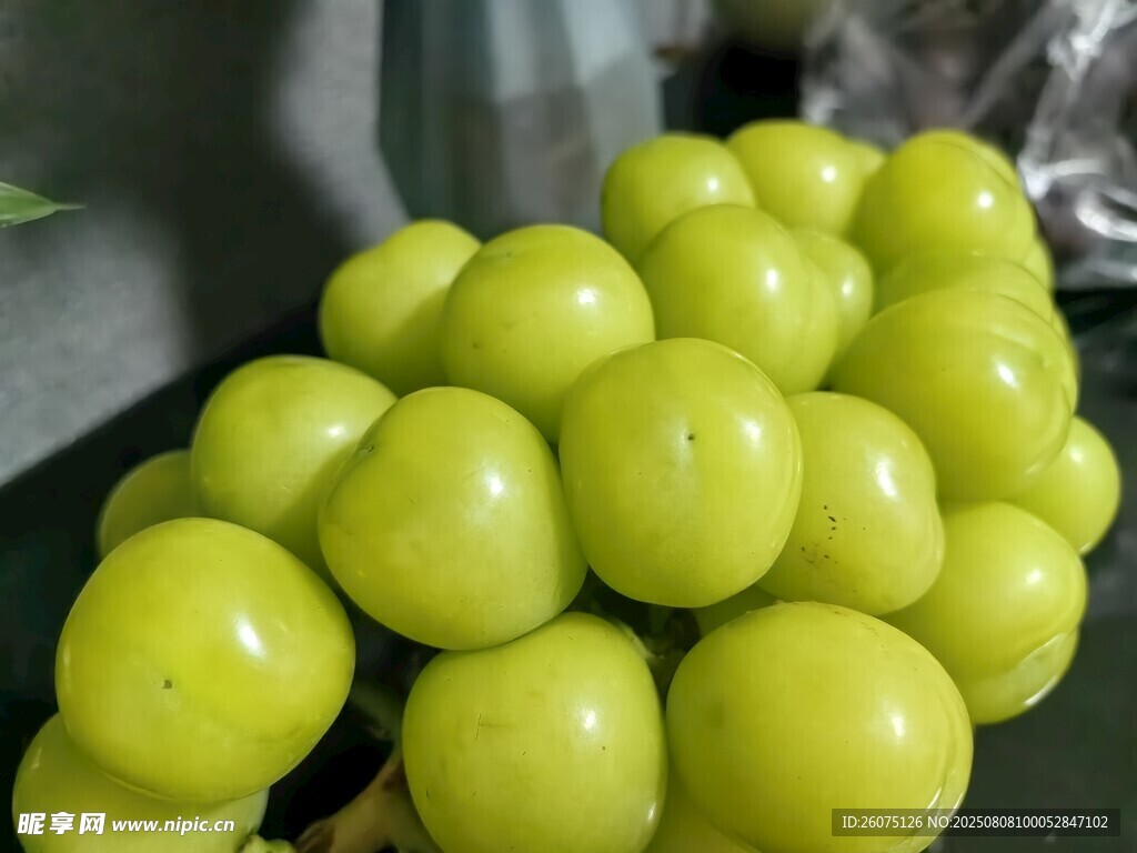 圆润青葡萄