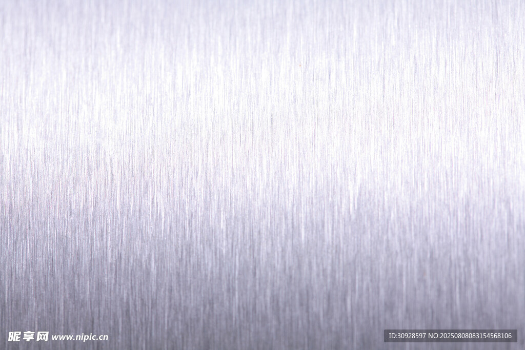 银灰色拉丝金属质感表面