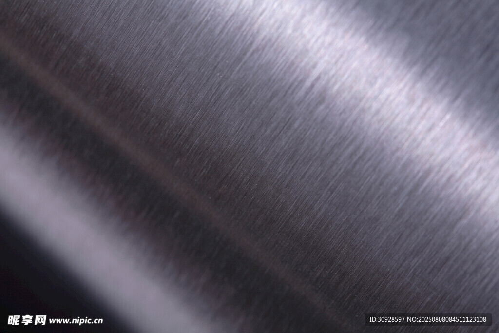 金属拉丝纹理特写