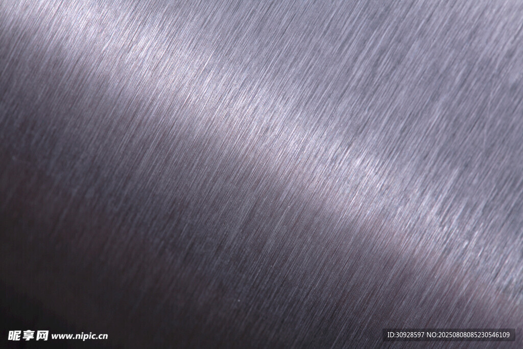 金属拉丝纹理特写