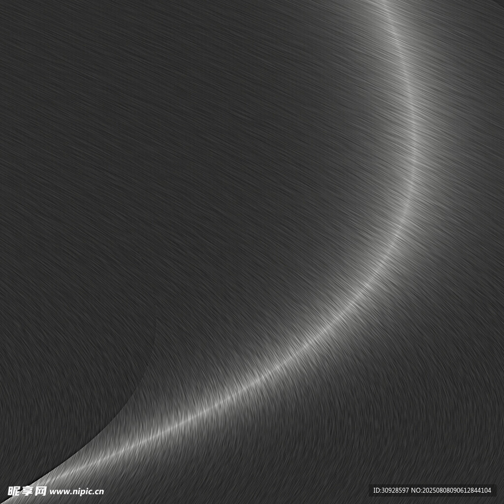 黑色背景上的弧形光线