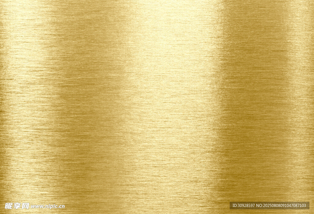 金色拉丝金属质感纹理