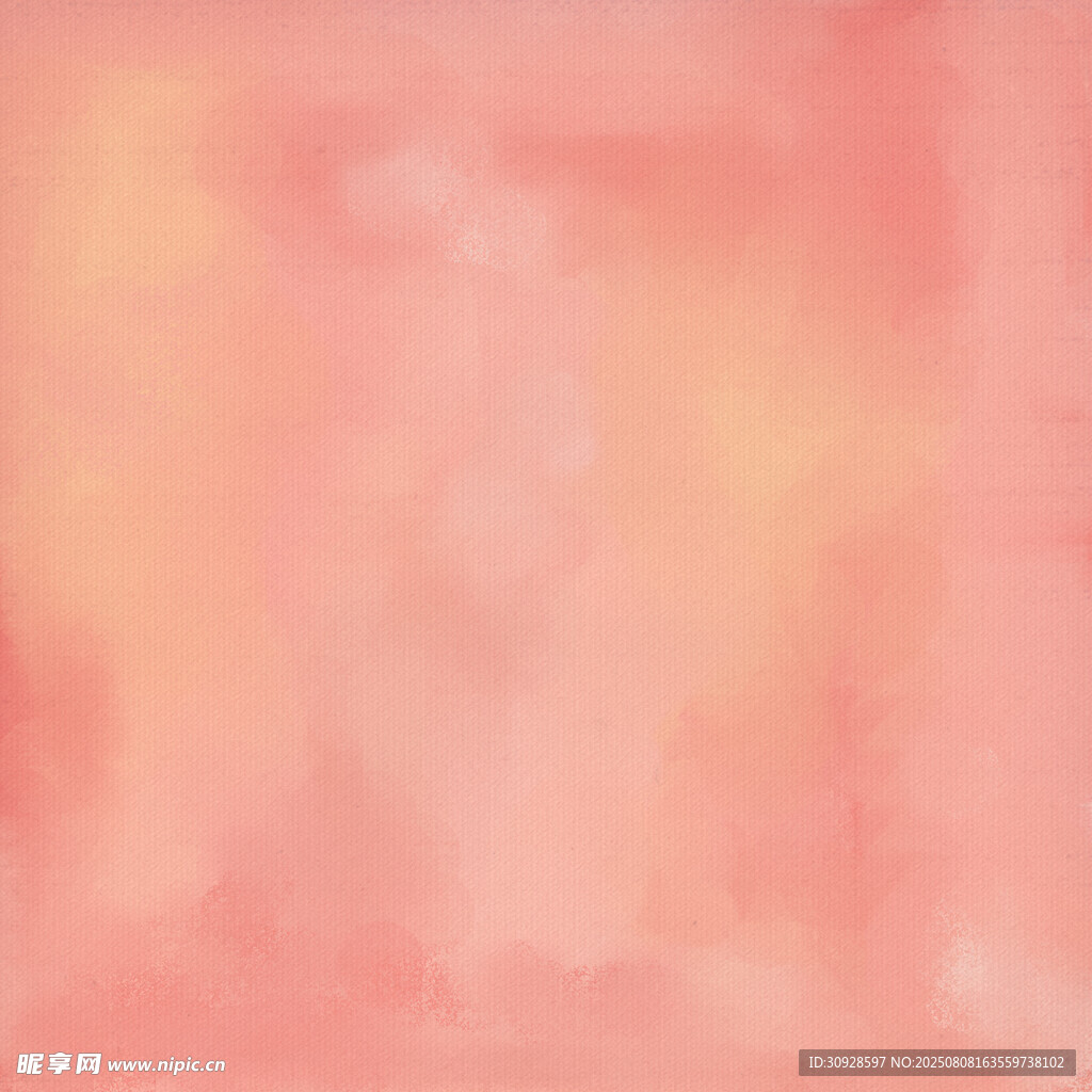 柔和粉色渐变水彩背景