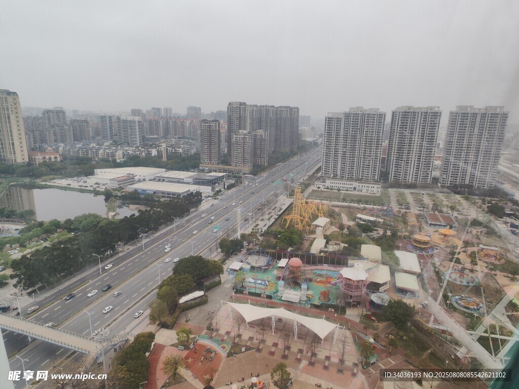 城市景观俯瞰图