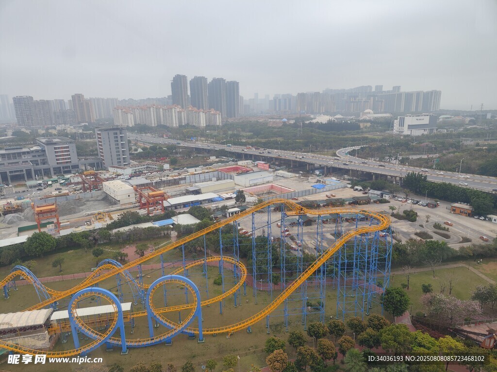 城市建设俯瞰景观