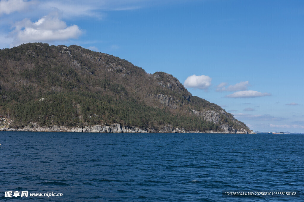 海边青山 蓝天碧海美景