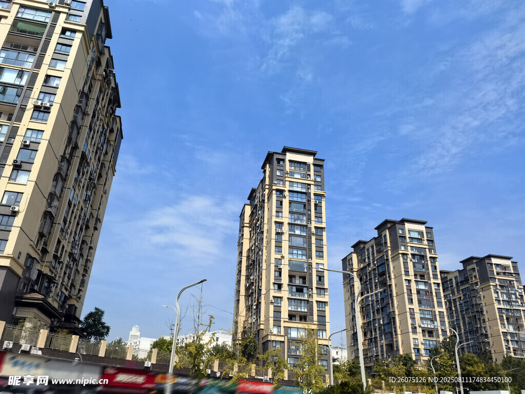 城市高层住宅区景观