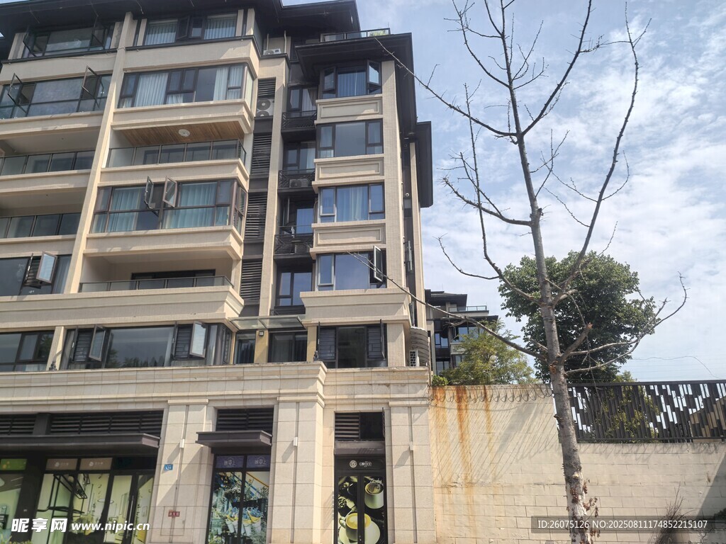 现代风格高层住宅建筑