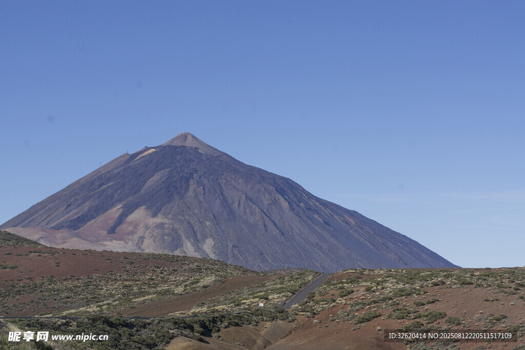 壮丽火山景观