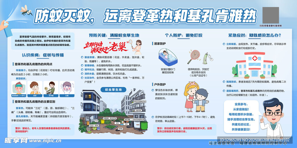 防蚊灭蚊 远离登革热和基孔肯雅