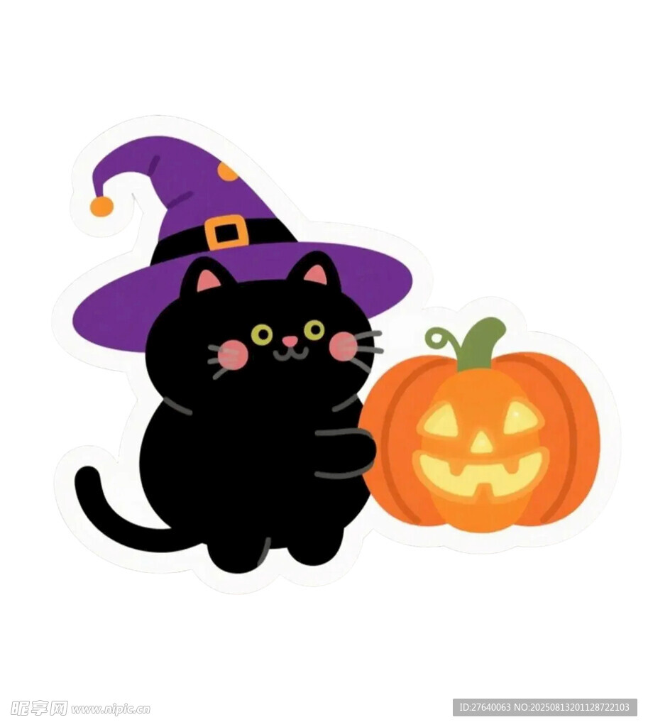黑猫女巫与南瓜灯