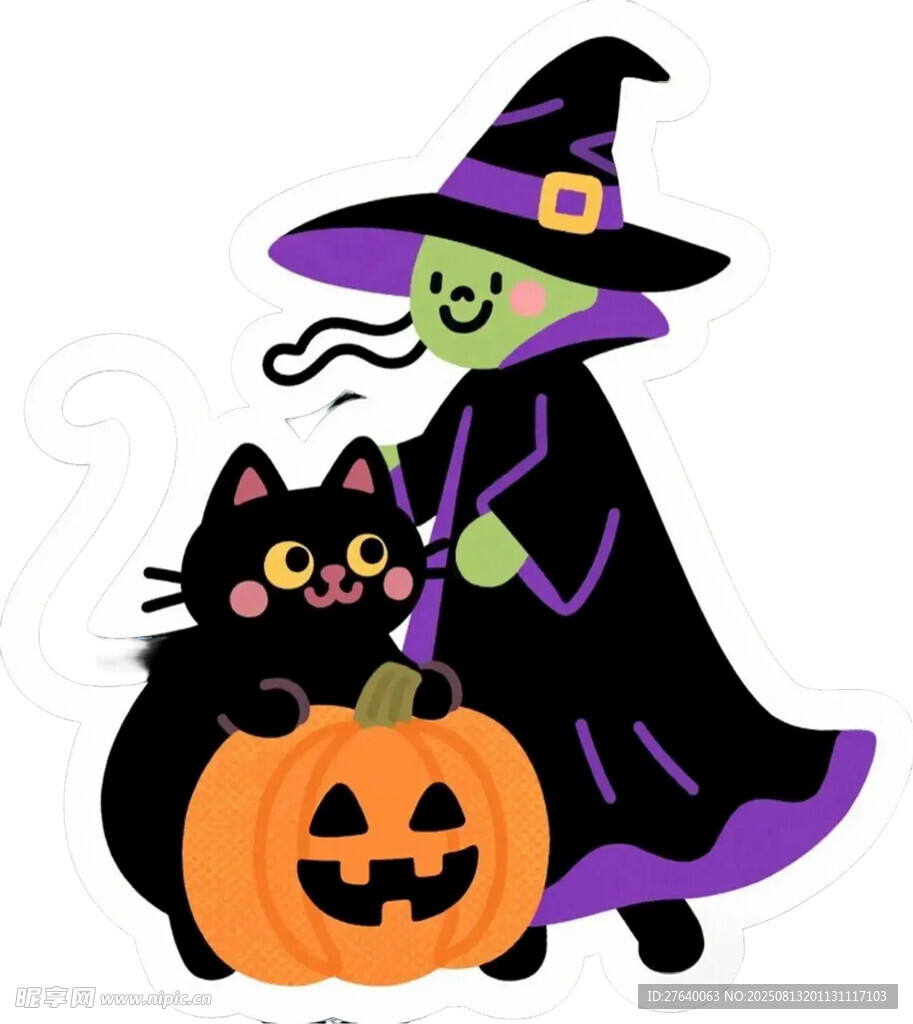 女巫与黑猫的南瓜魔法