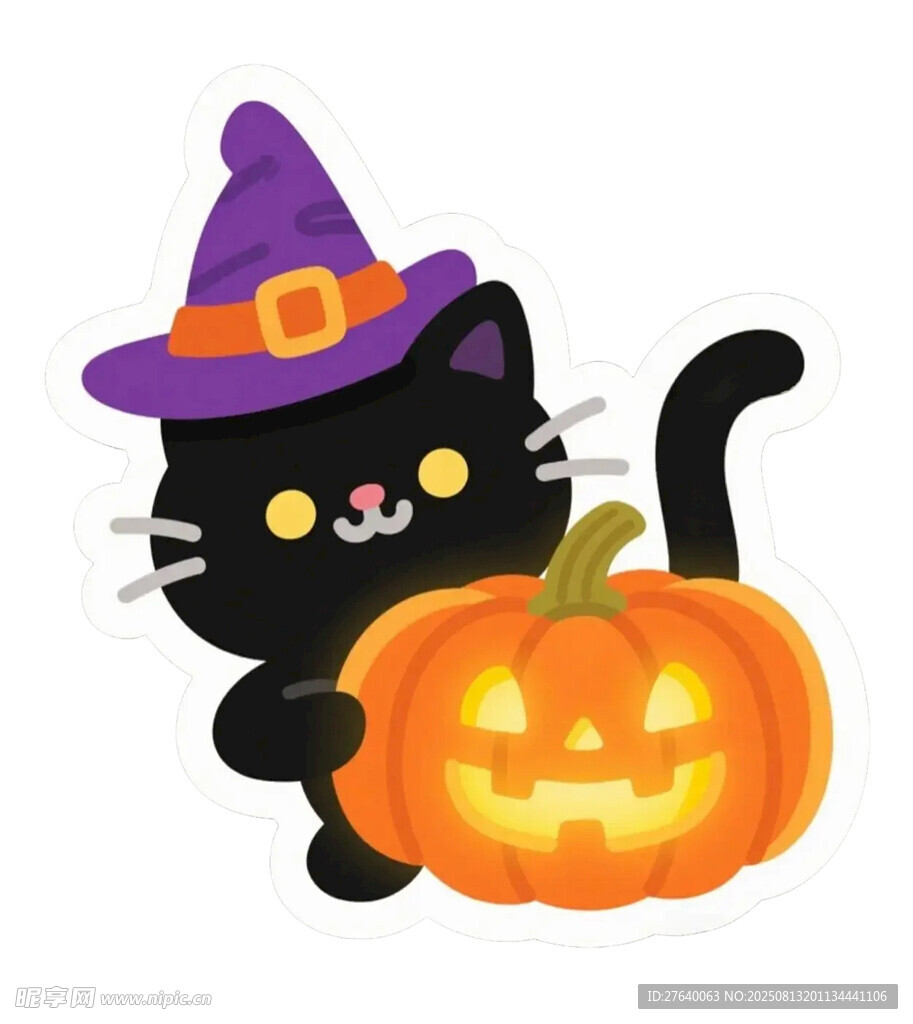 黑猫女巫与南瓜