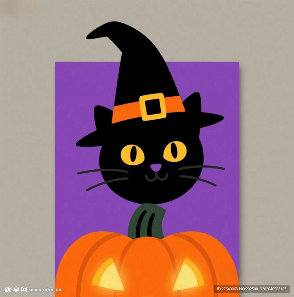 黑猫女巫与南瓜