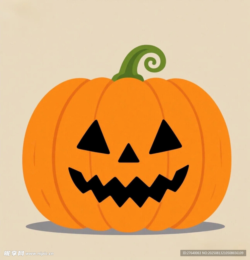 万圣节南瓜灯卡通形象