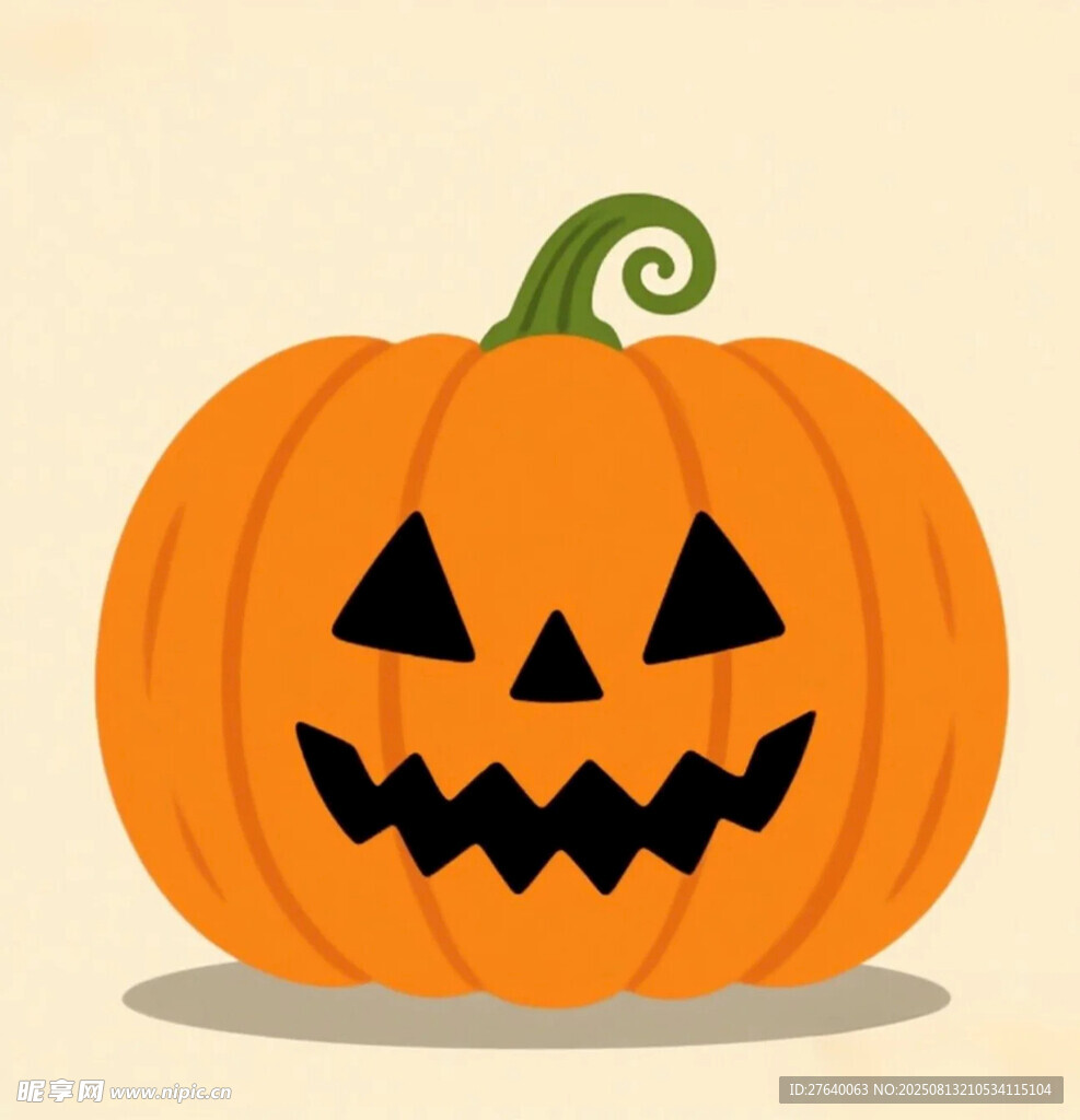 万圣节南瓜头插画
