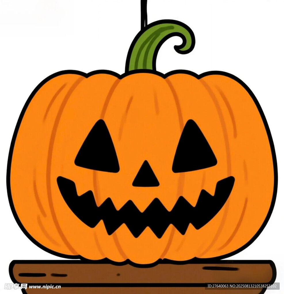万圣节南瓜灯插画