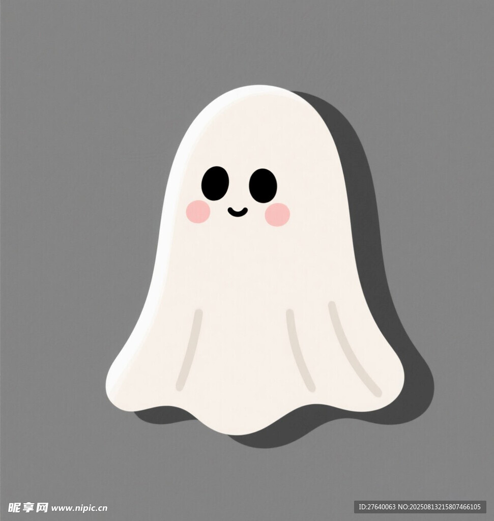 可爱幽灵卡通形象