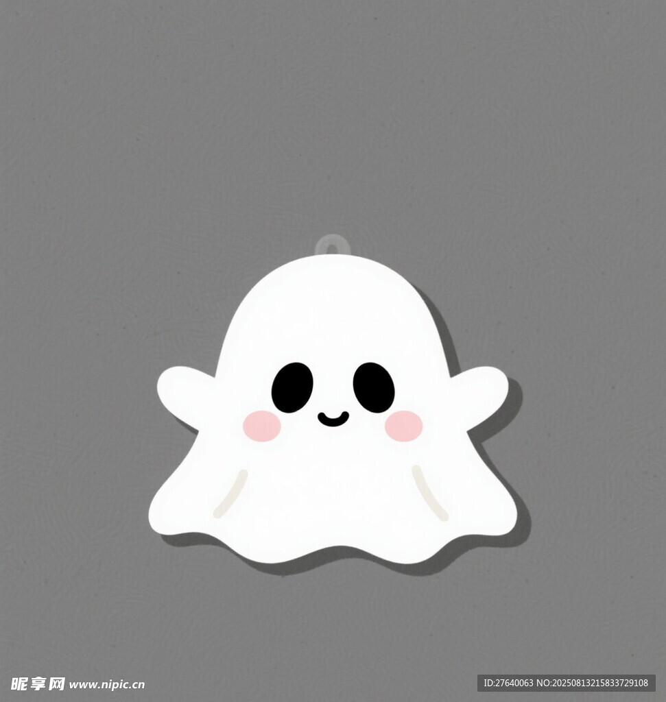 可爱幽灵贴纸