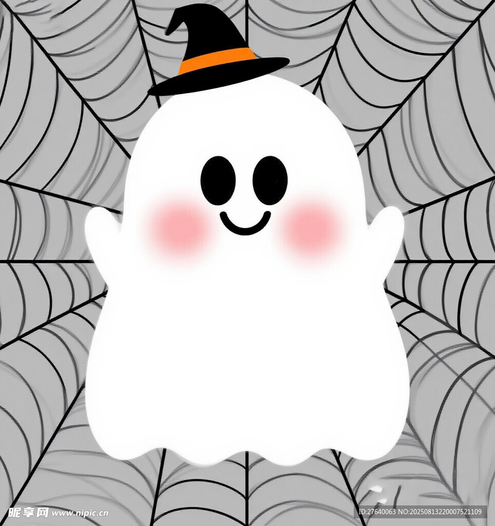 万圣节幽灵卡通形象