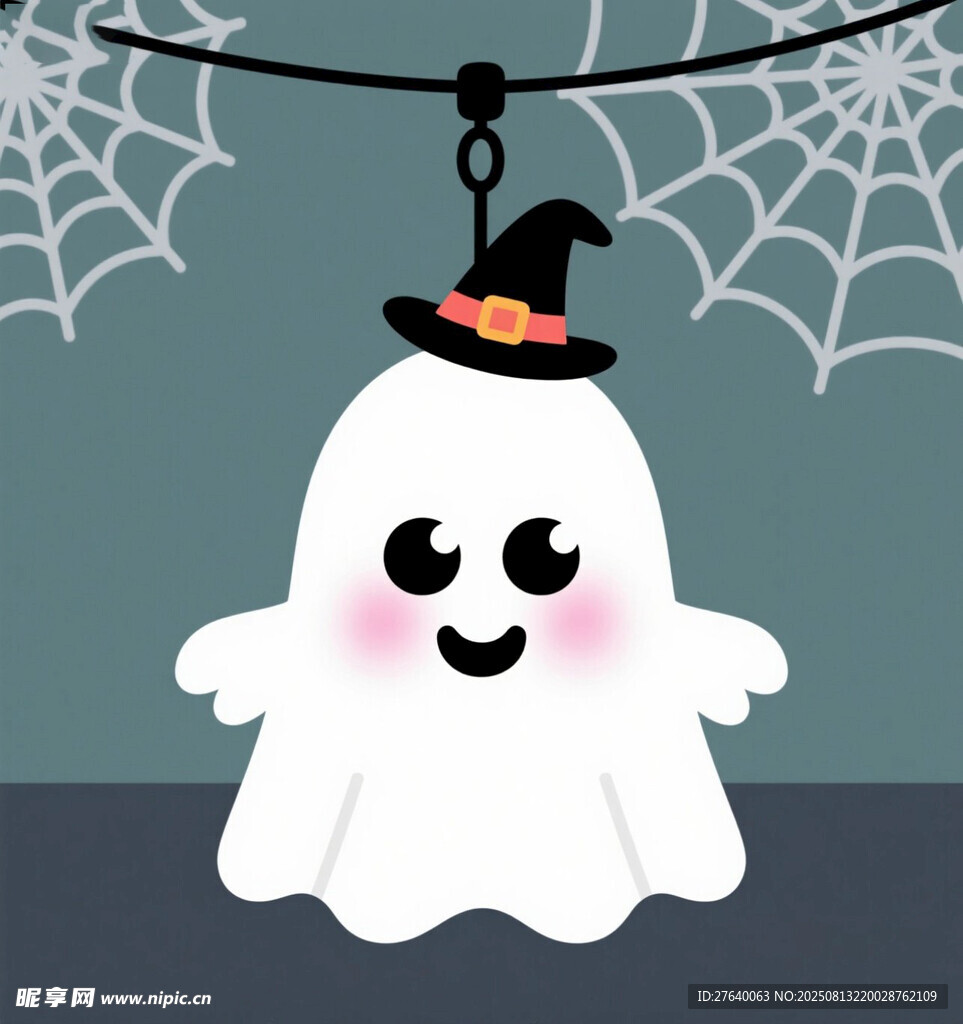 可爱万圣节幽灵小挂件