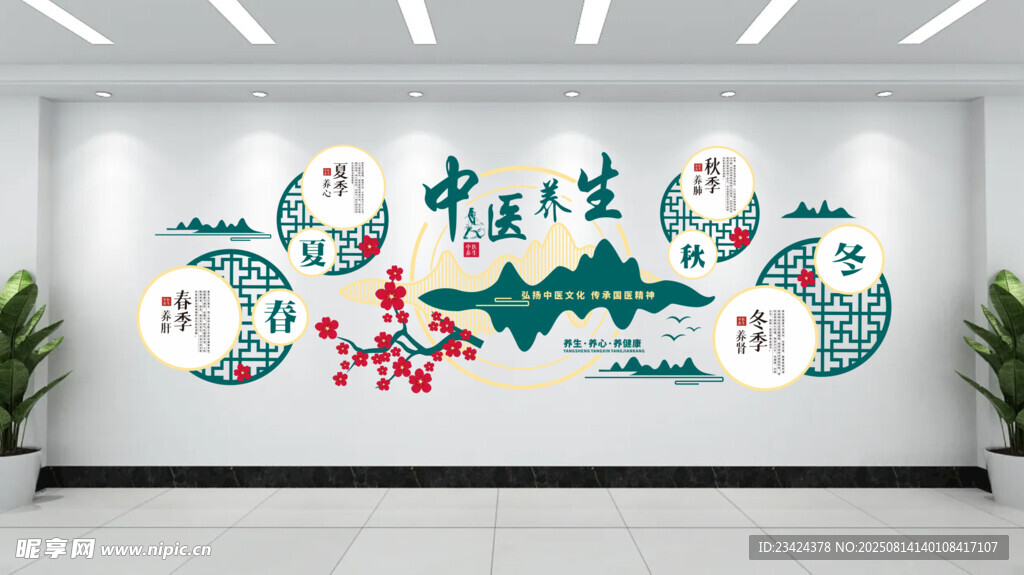 中医养生文化墙