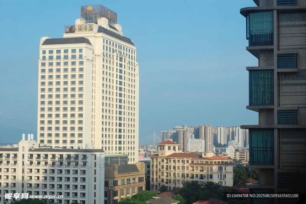城市中的高楼建筑景观