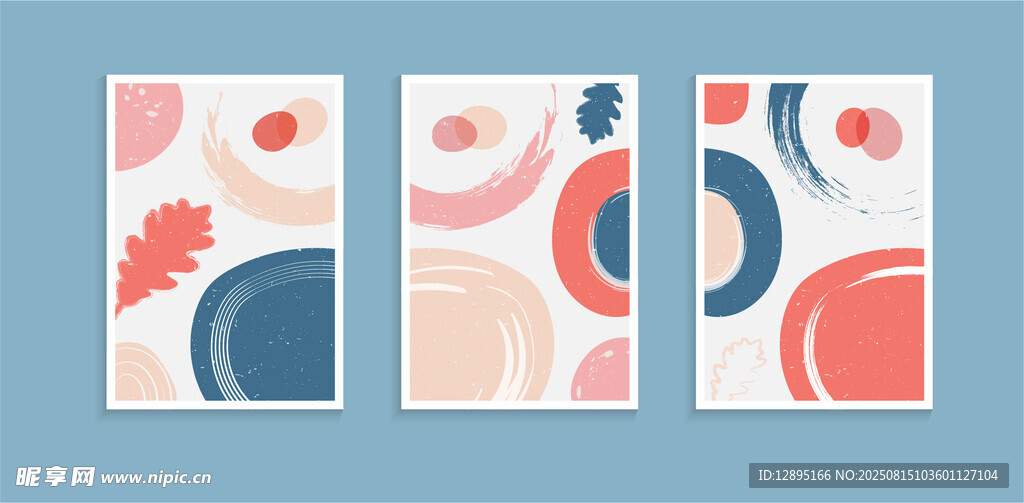 抽象几何装饰画图案设计