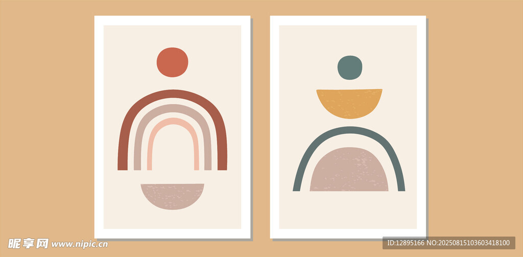 简约几何抽象装饰画