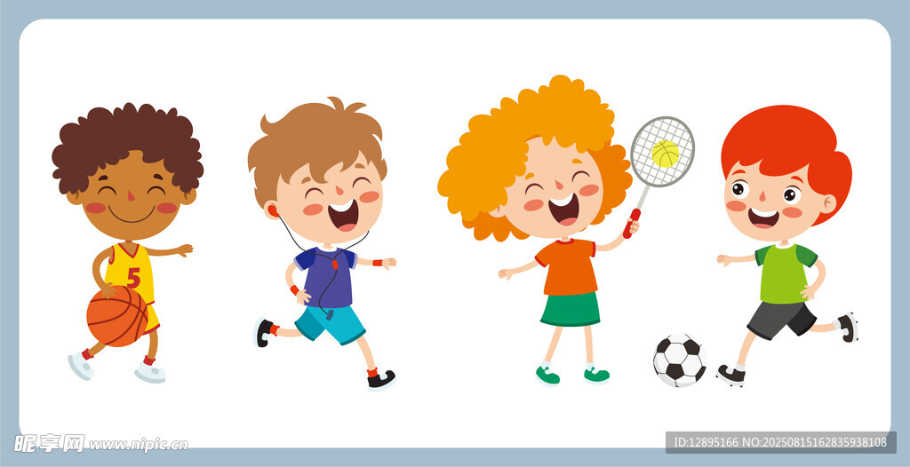 孩子们欢快踢足球场景