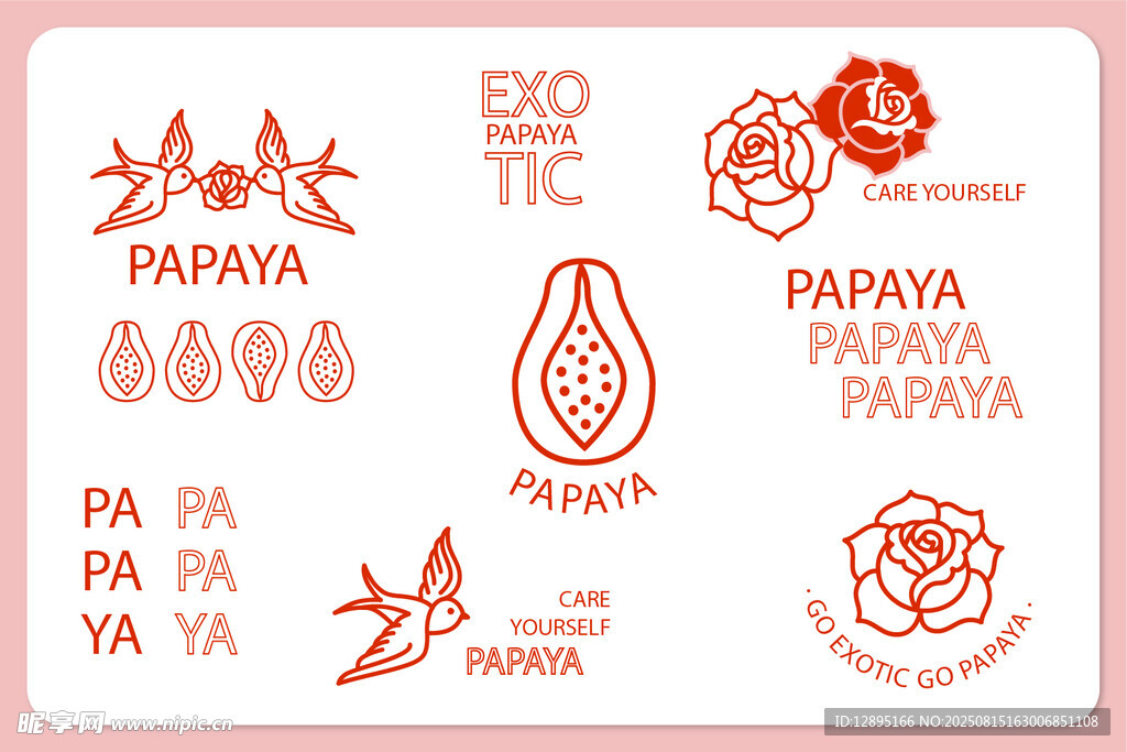 帕瓦标志图案设计元素