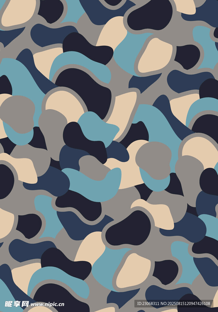 迷彩图案纹理背景