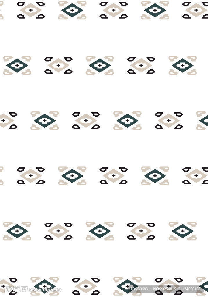 几何图案无缝装饰纹理