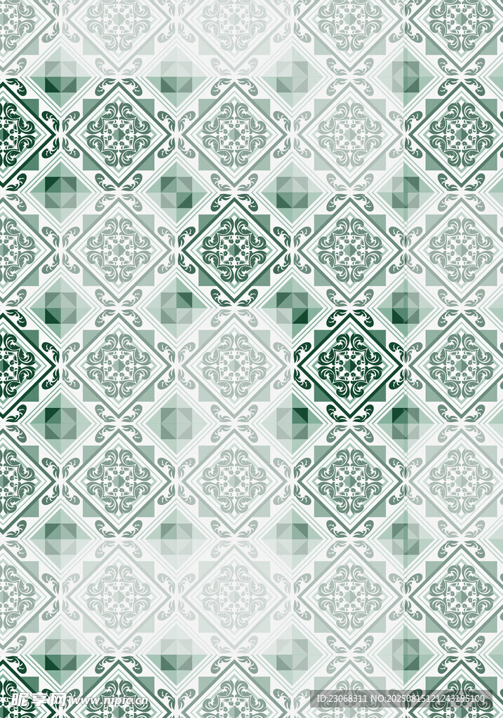 浅绿色几何图案背景纹理