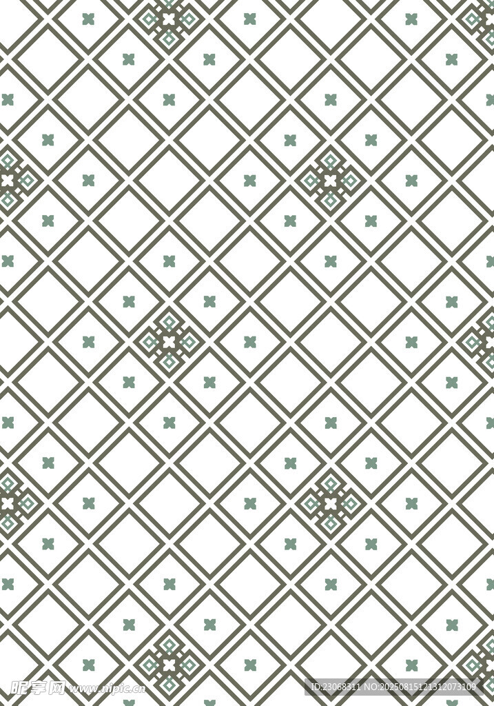 几何线条交织的简约图案