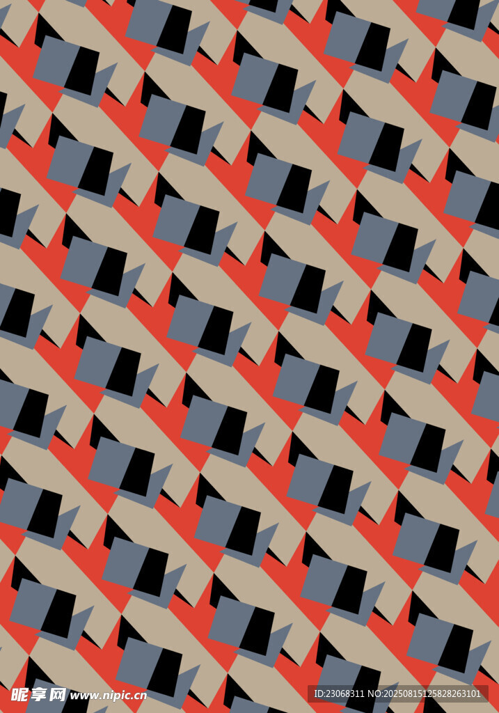 几何图案拼接纹理背景